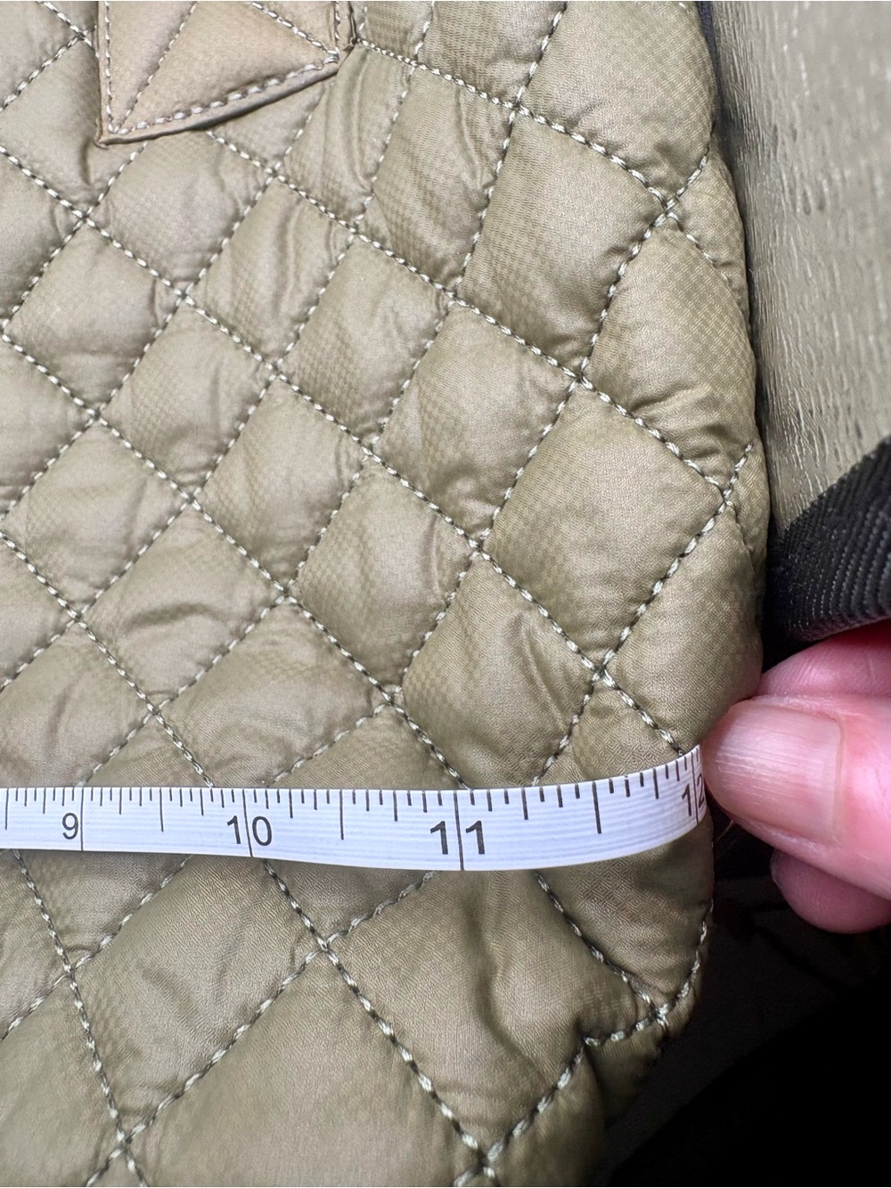 MZ Wallace Small Metro Sutton Deluxe Moss Green Quilted Nylon Crossbody Bag NWOT - Picture 8 of 15
